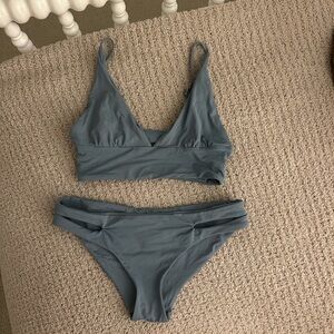L*Space Women's Blue Bikini Set
